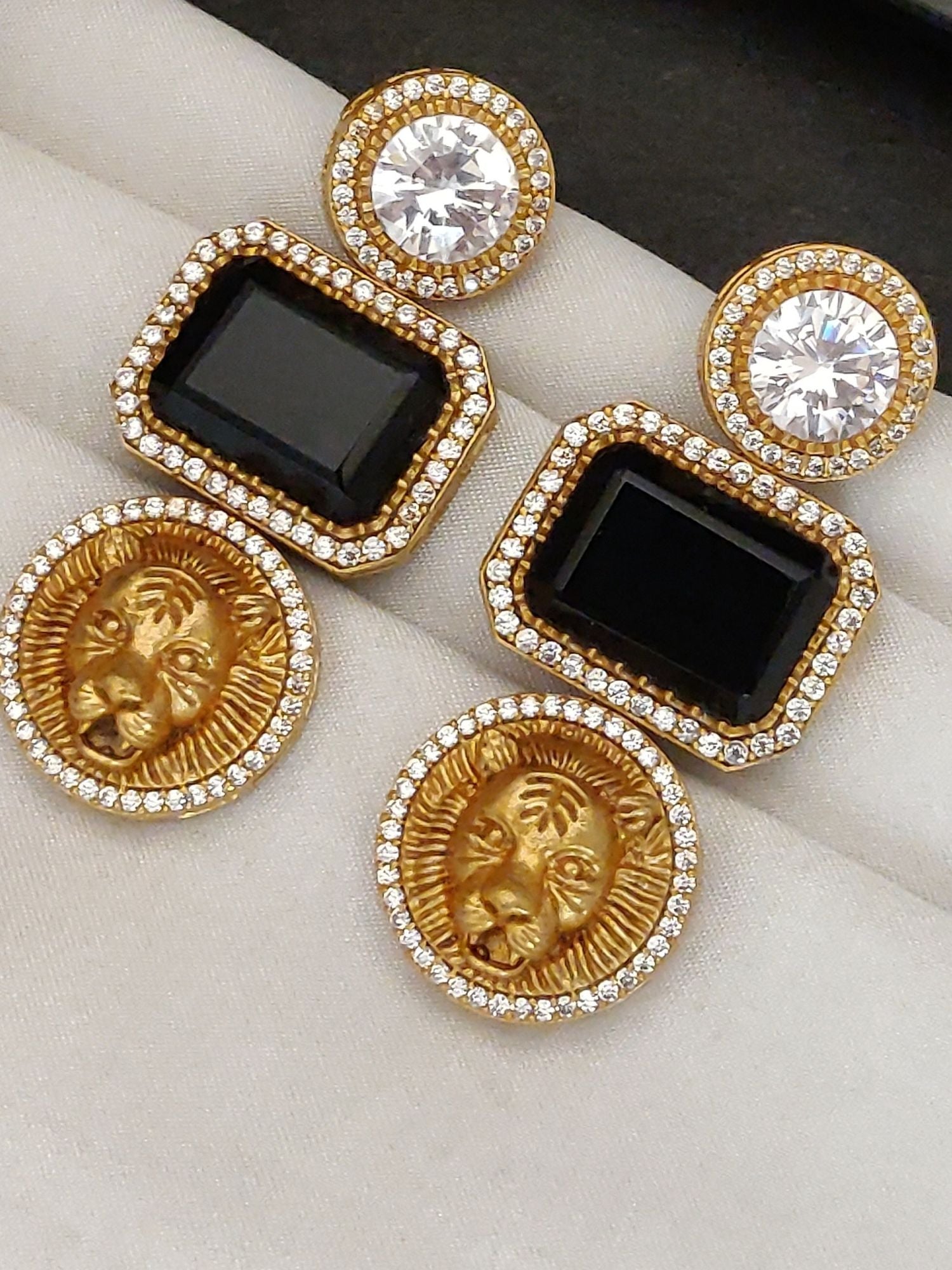 Abdesigns Sabyasachi Style Gold Plated Earring