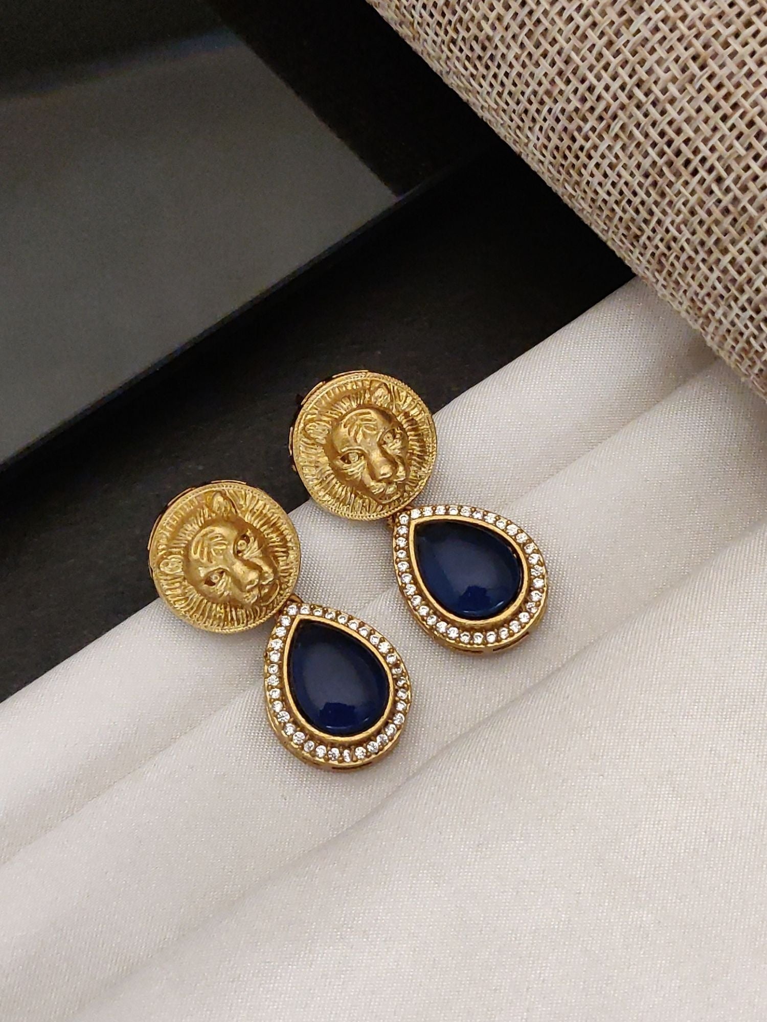 Abdesigns Sabyasachi Style Gold Plated Earring