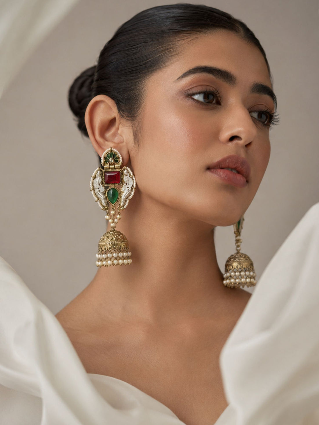 Jhumka earrings