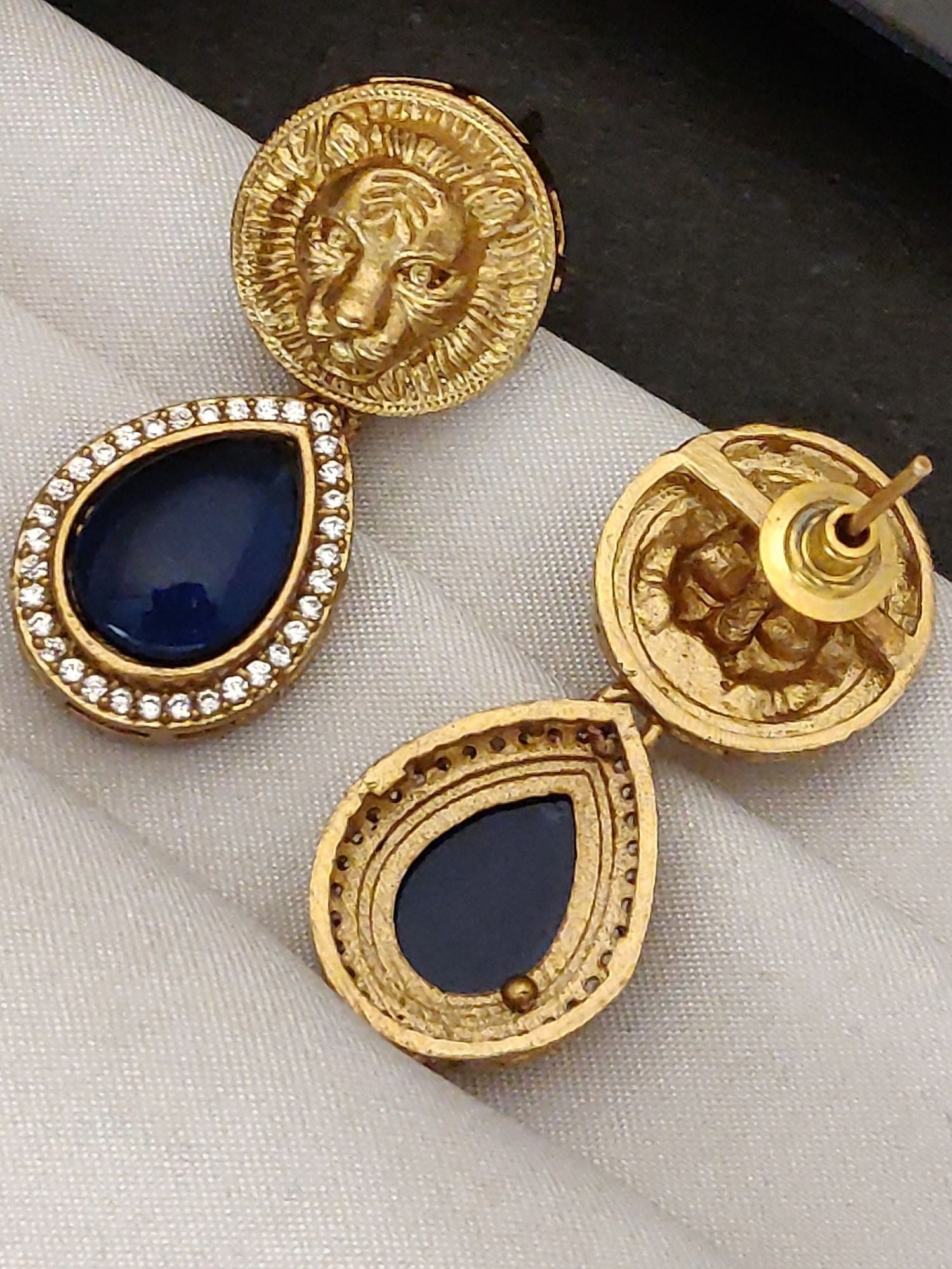 Abdesigns Sabyasachi Style Gold Plated Earring