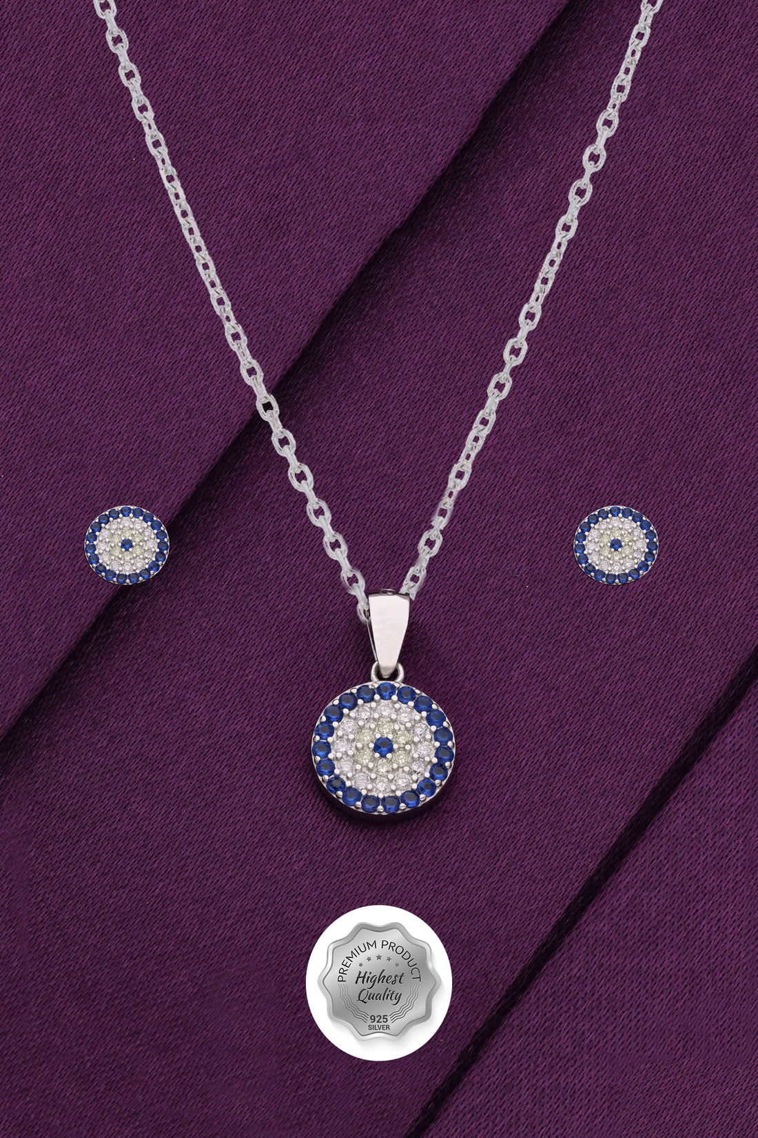 925 sterling silver evil eye