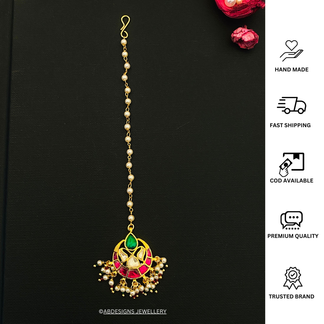 Gold Maang Tikka Designer