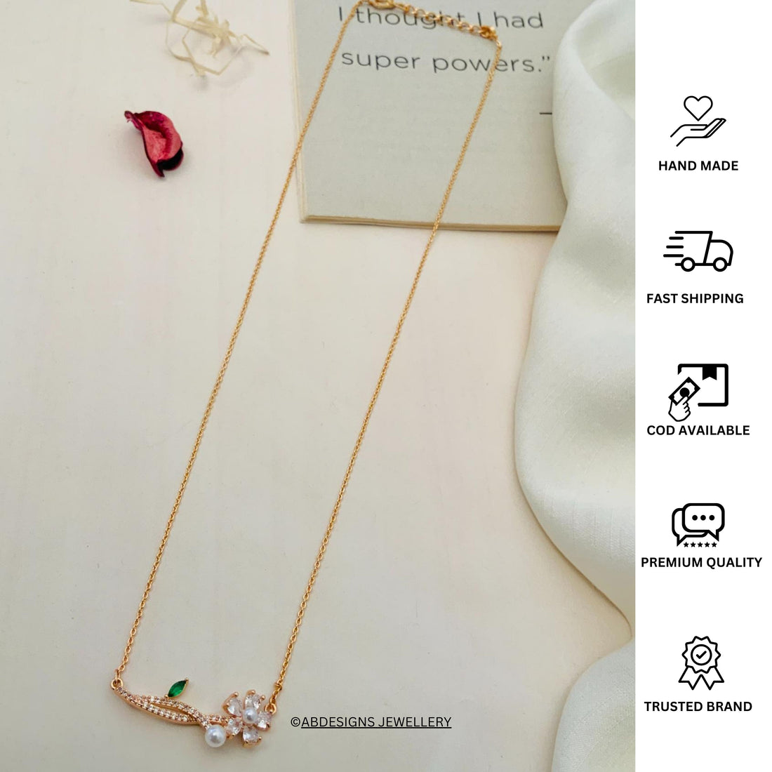 RoseGold Plated Pendant Chain