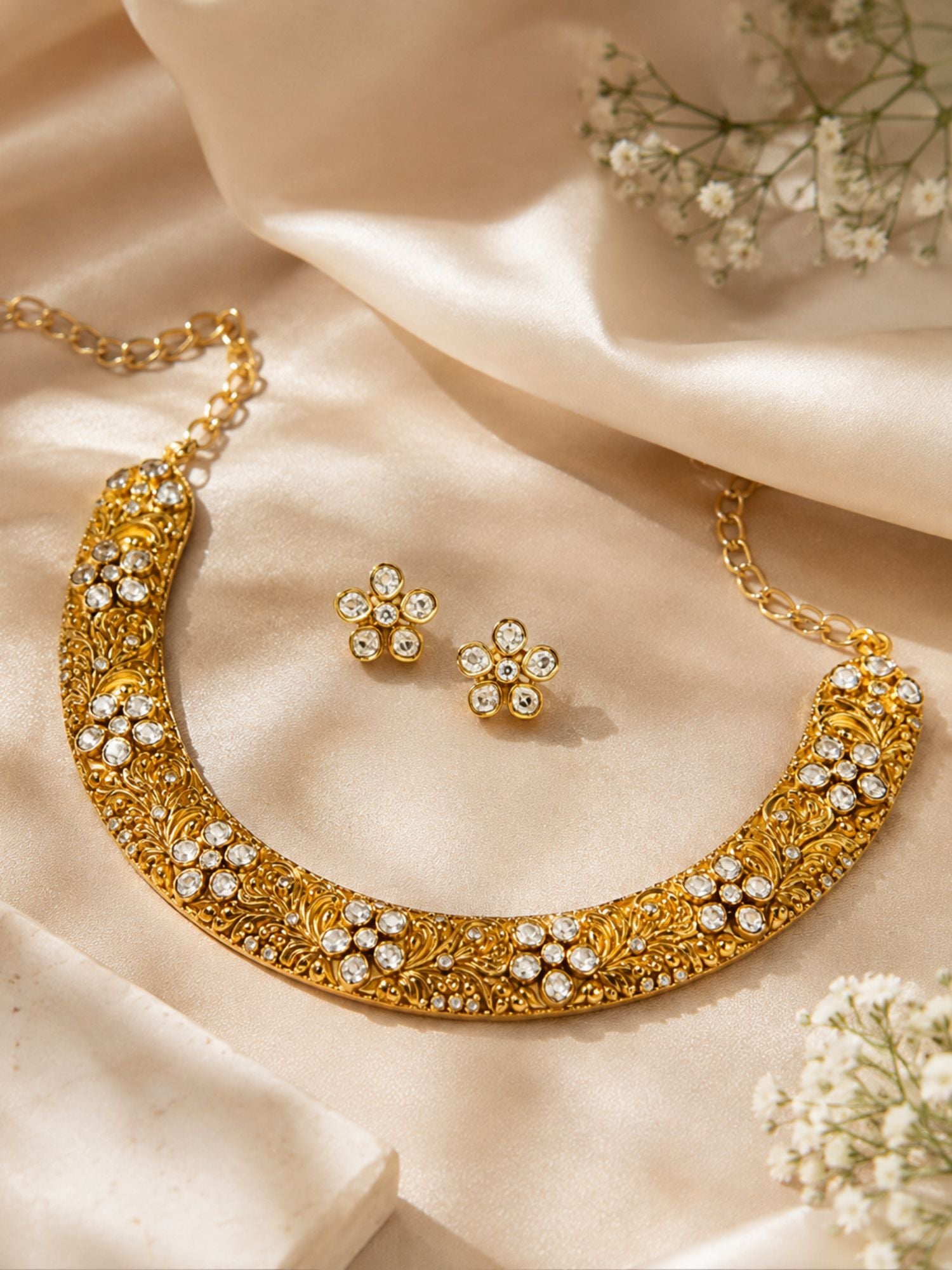 Polki Necklace Choker