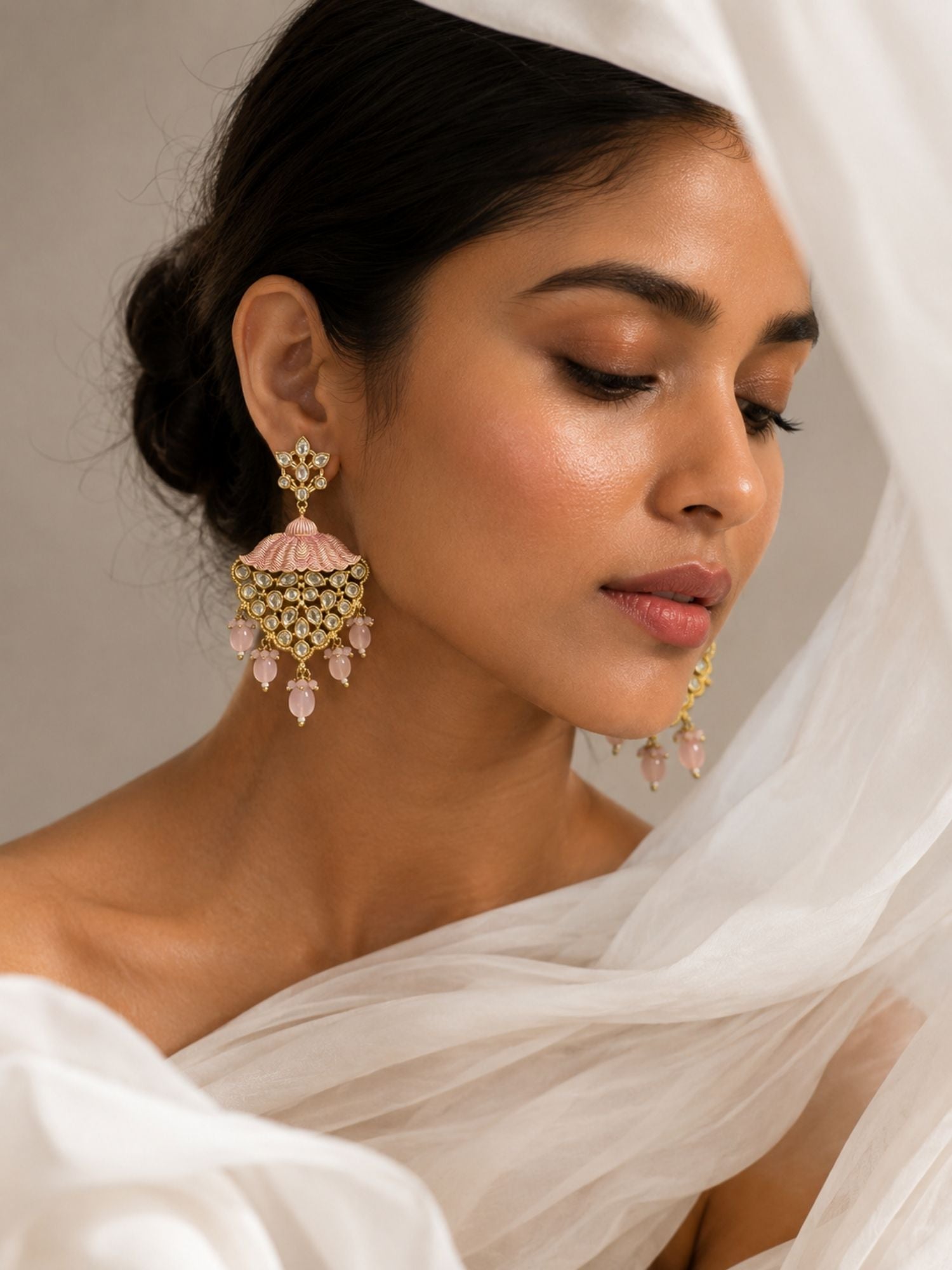 Classic Bridal Kundan Dangler Earrings – Festive Wear | Abdesigns Jewellery