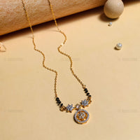 Thumbnail for Mesmerizing Gold Plated Round Mangalsutra