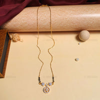 Thumbnail for Mesmerizing Gold Plated Round Mangalsutra