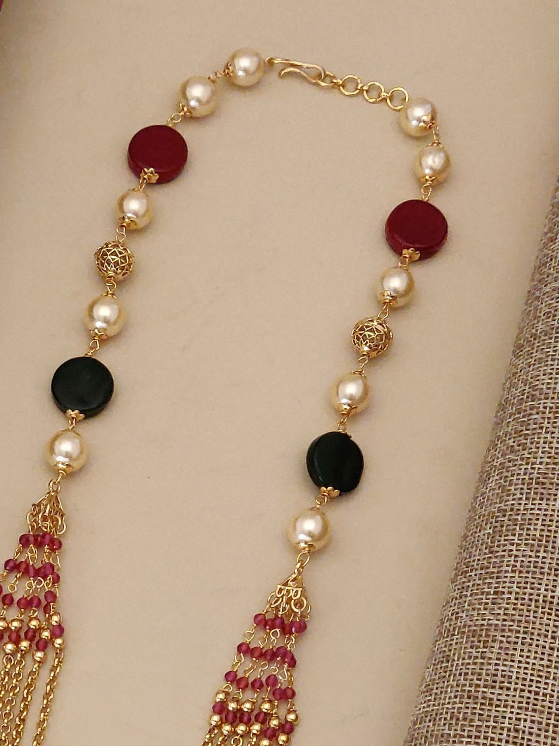 Abdesigns Gold Plated MultiStone Mala