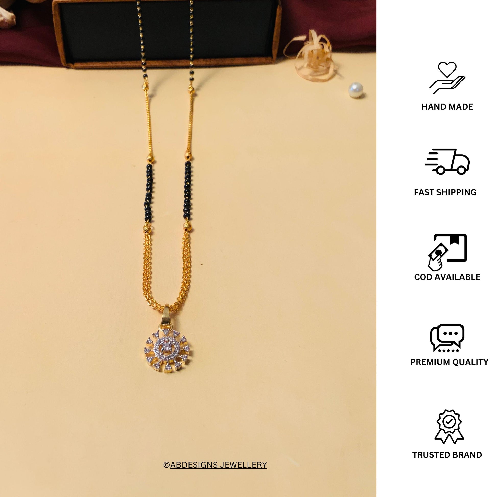 American Diamond Mangalsutra 