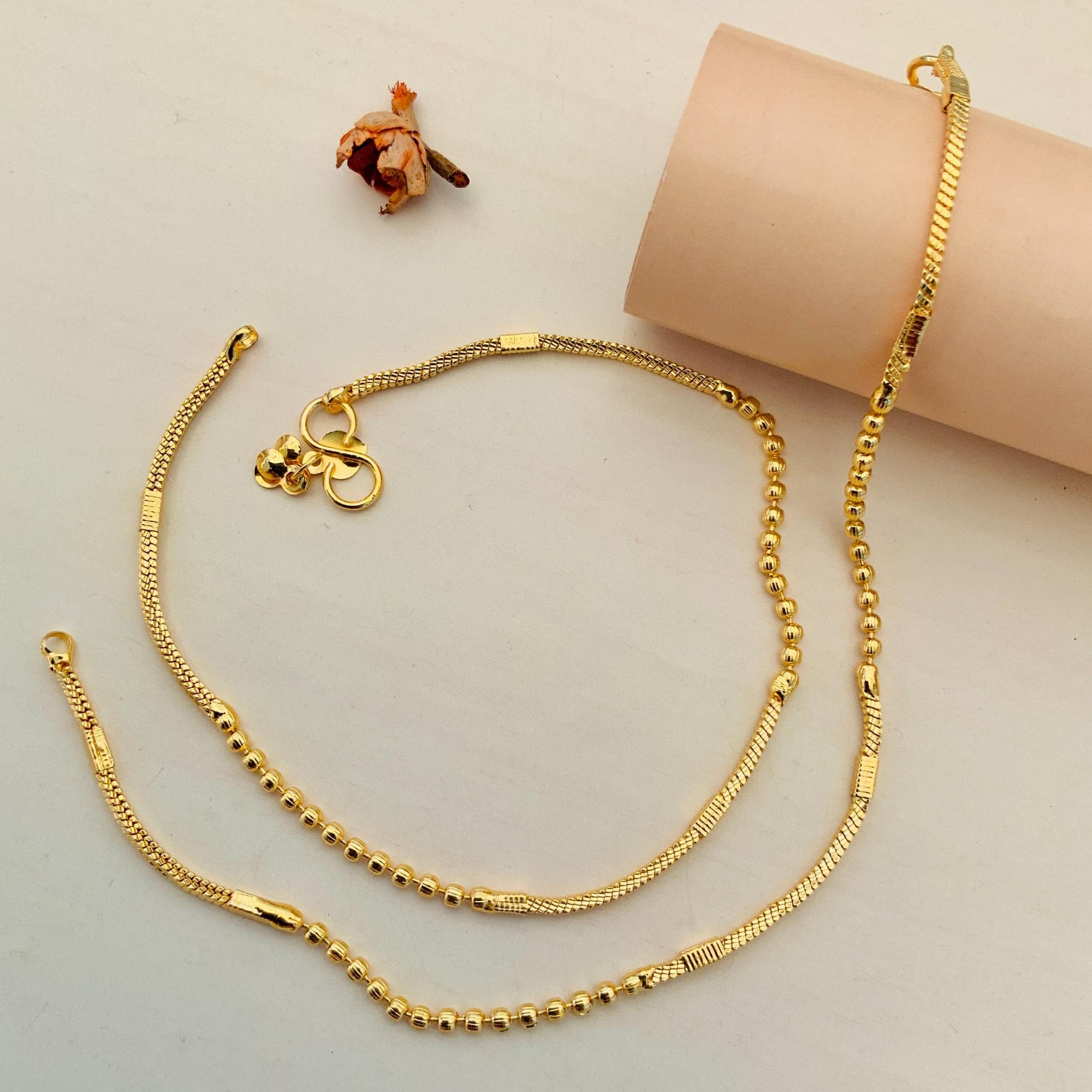 Gold Plated Anklets 