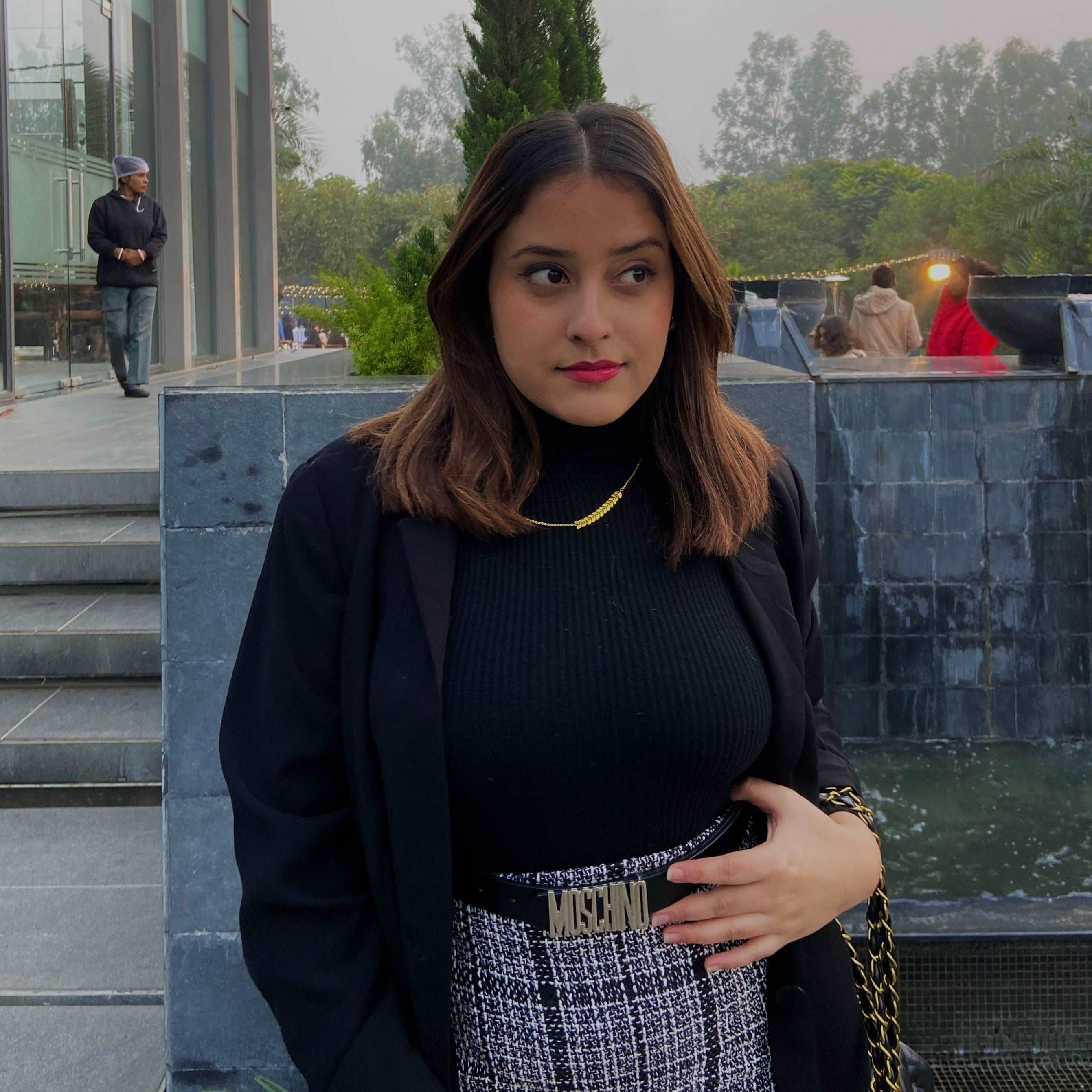 Aashi Beautiful Leaf Pattern Necklace - Abdesignsjewellery