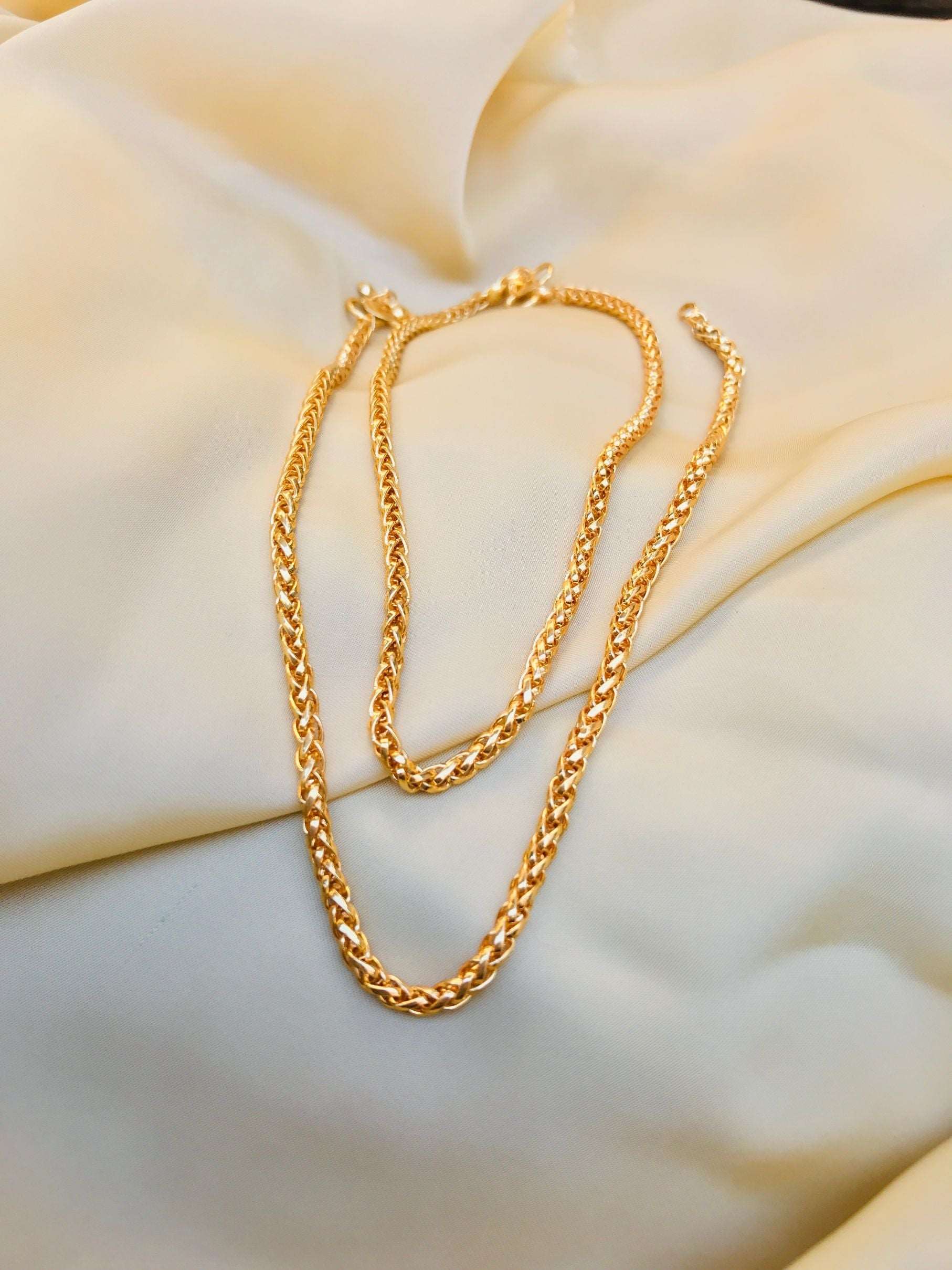 ANTIQUE GOLDEN PLATED ANKLET - Abdesignsjewellery