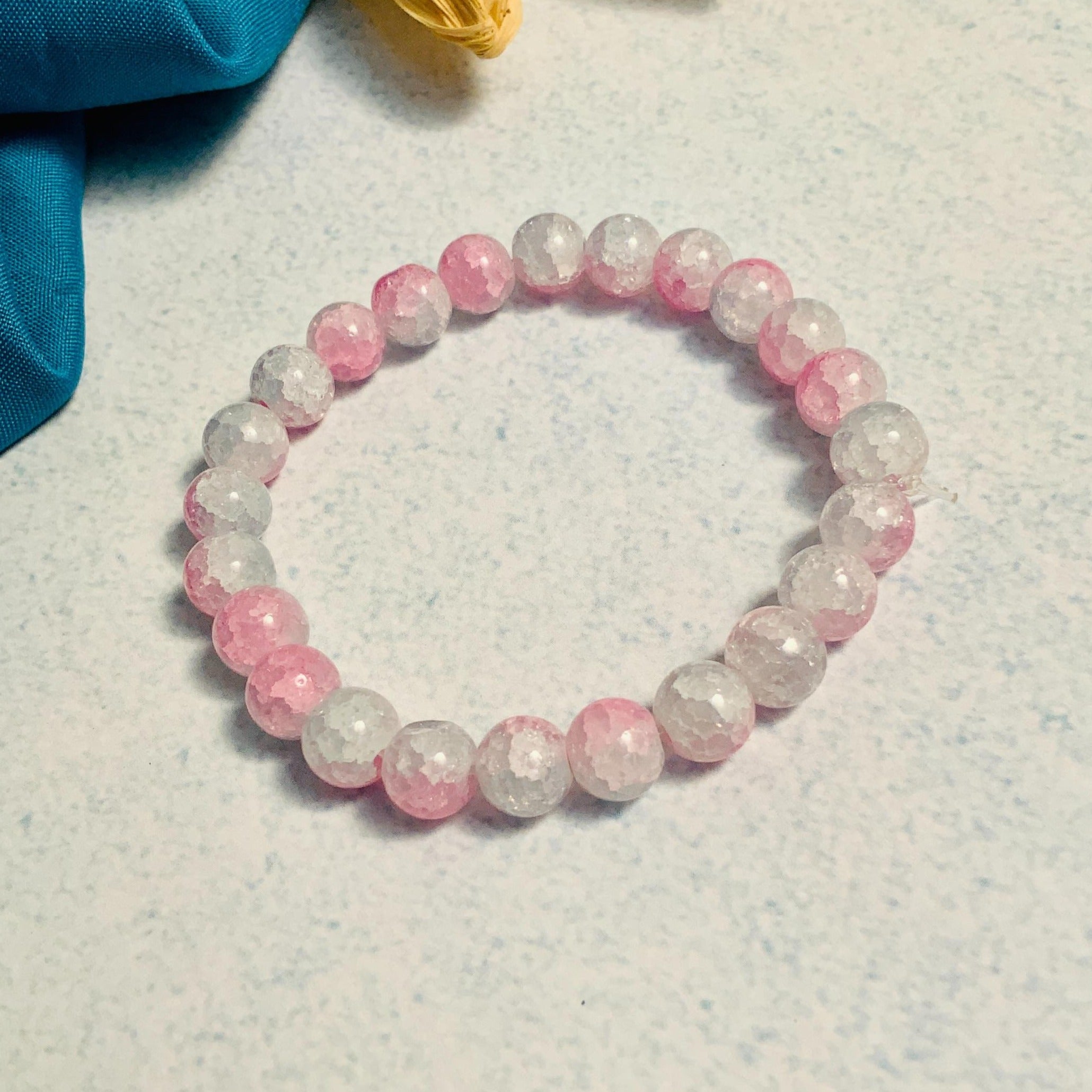 Beautiful Aura Quartz Bracelet - Abdesignsjewellery