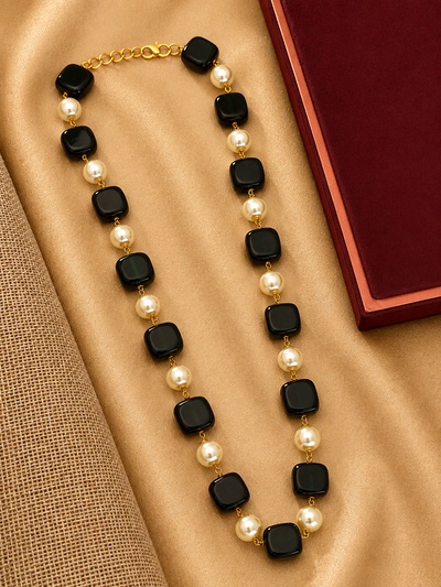 Gold Plated Jaipuri Stones Mala – Traditional Royal Glam | Abdesigns