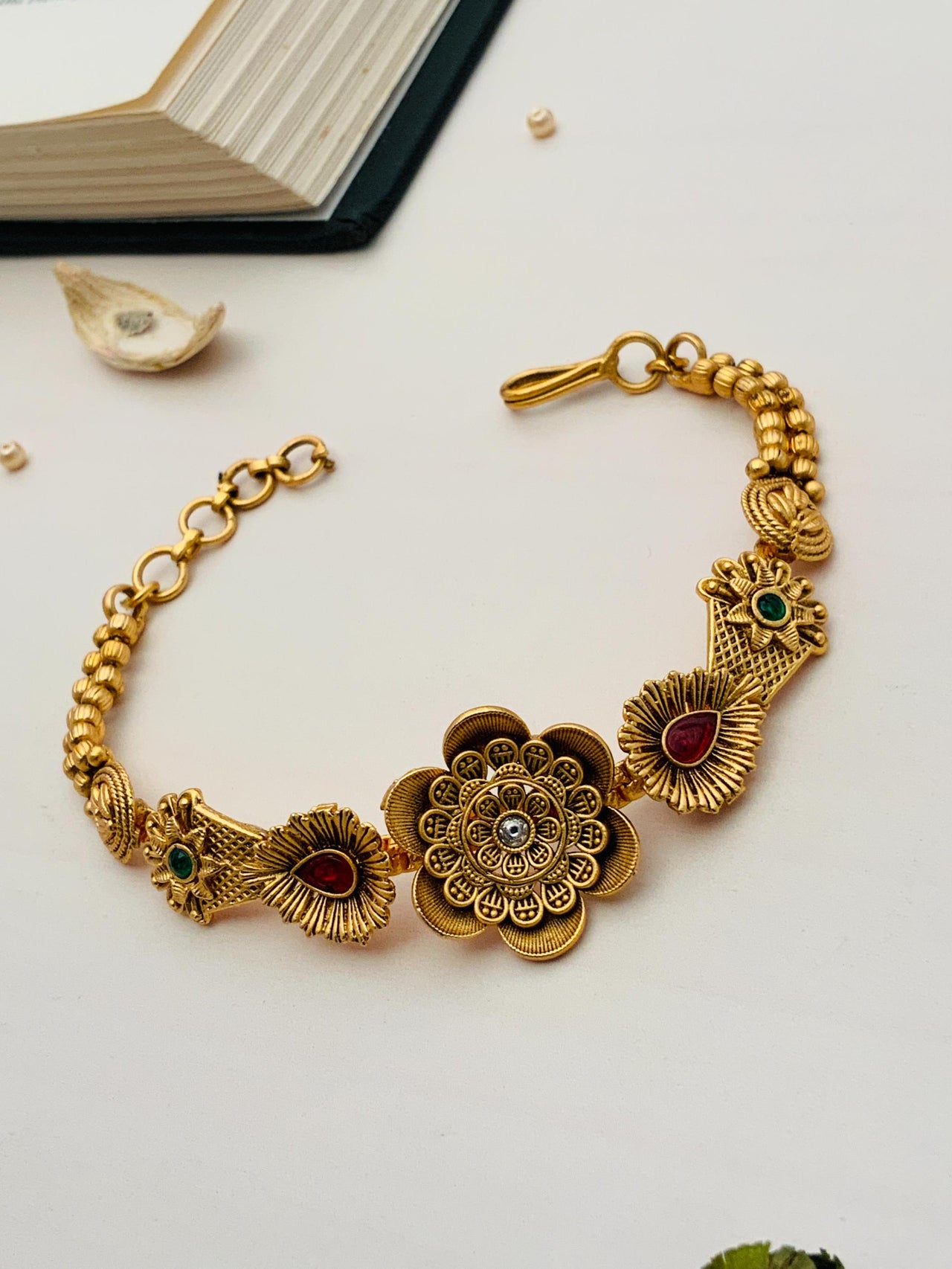 Exotic Matt Gold Polish Bracelet - Abdesignsjewellery