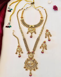 Thumbnail for Antique Premium Wedding Necklace Combo - Abdesignsjewellery