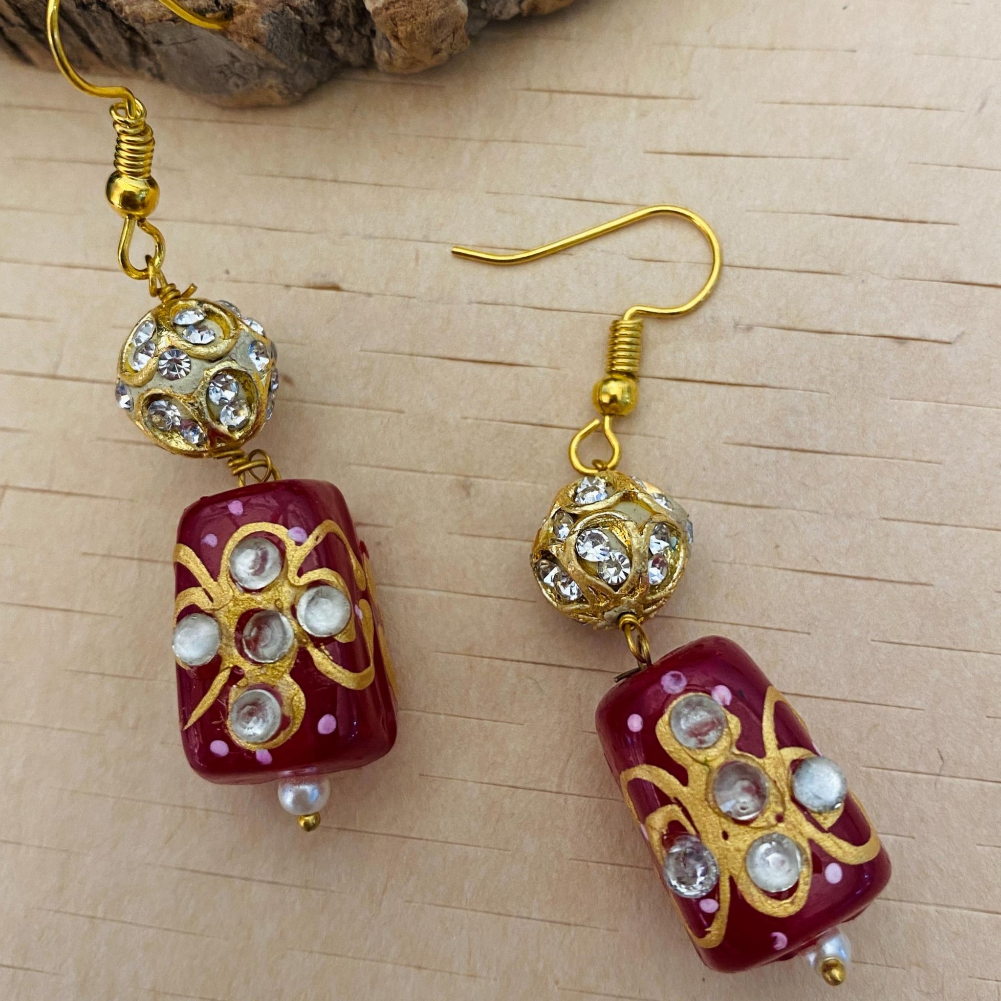 Gold Plated Hanging Earring