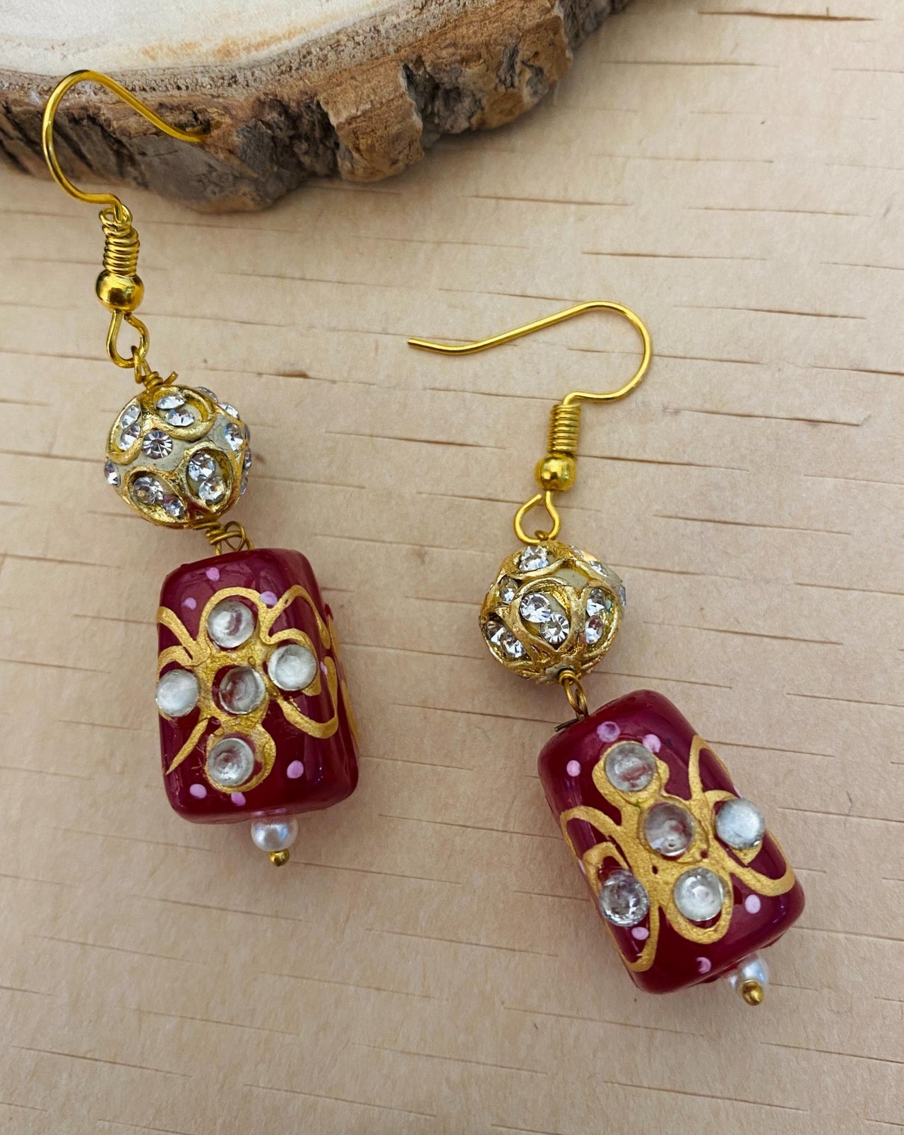 Gold Plated Hanging Earring