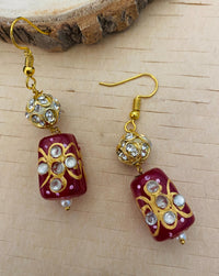 Thumbnail for Gold Plated Hanging Earring