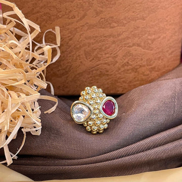 Antique Golden Beautiful Ring - Abdesignsjewellery