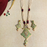 Thumbnail for High Quality Traditional Kundan Necklace & Earring