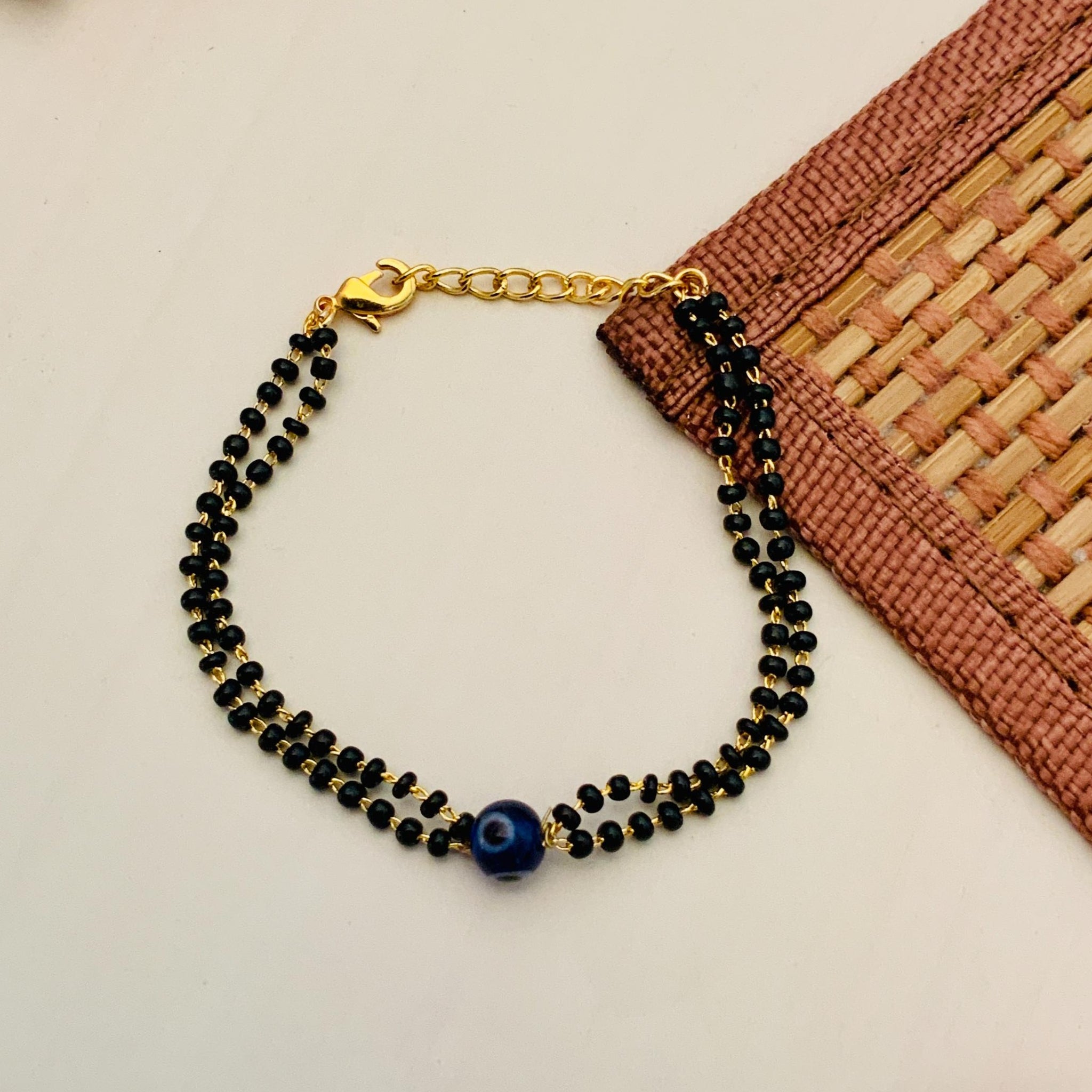 Glorious Evil Eye Mangalsutra Bracelet - Abdesignsjewellery