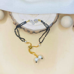 American Diamond Round Hand Mangalsutra