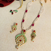 Thumbnail for Kundan Necklace & Earring 