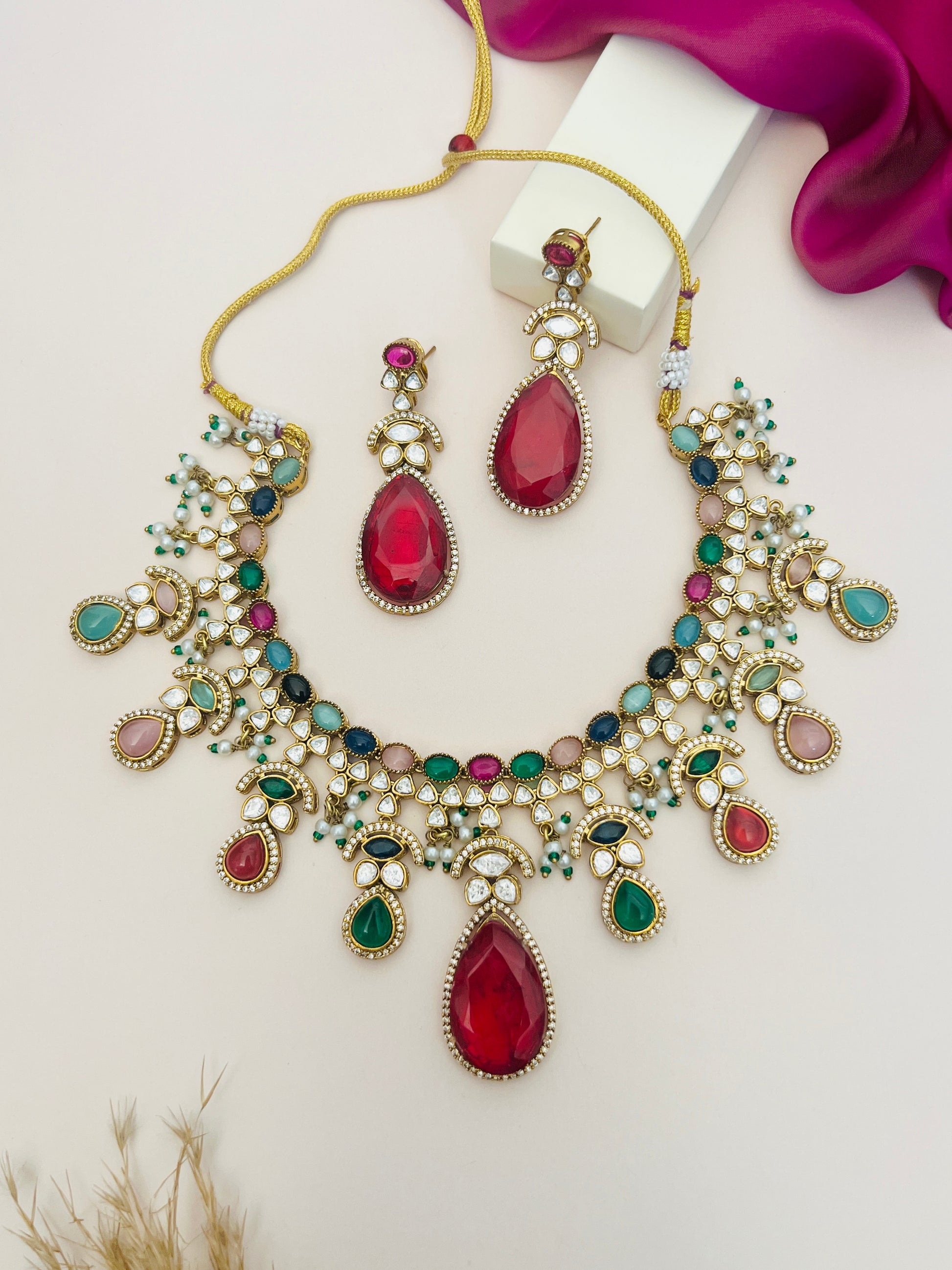 Necklace With Earring 