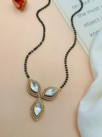 Thumbnail for High-Quality Gold Plated Trio Polki Mangalsutra