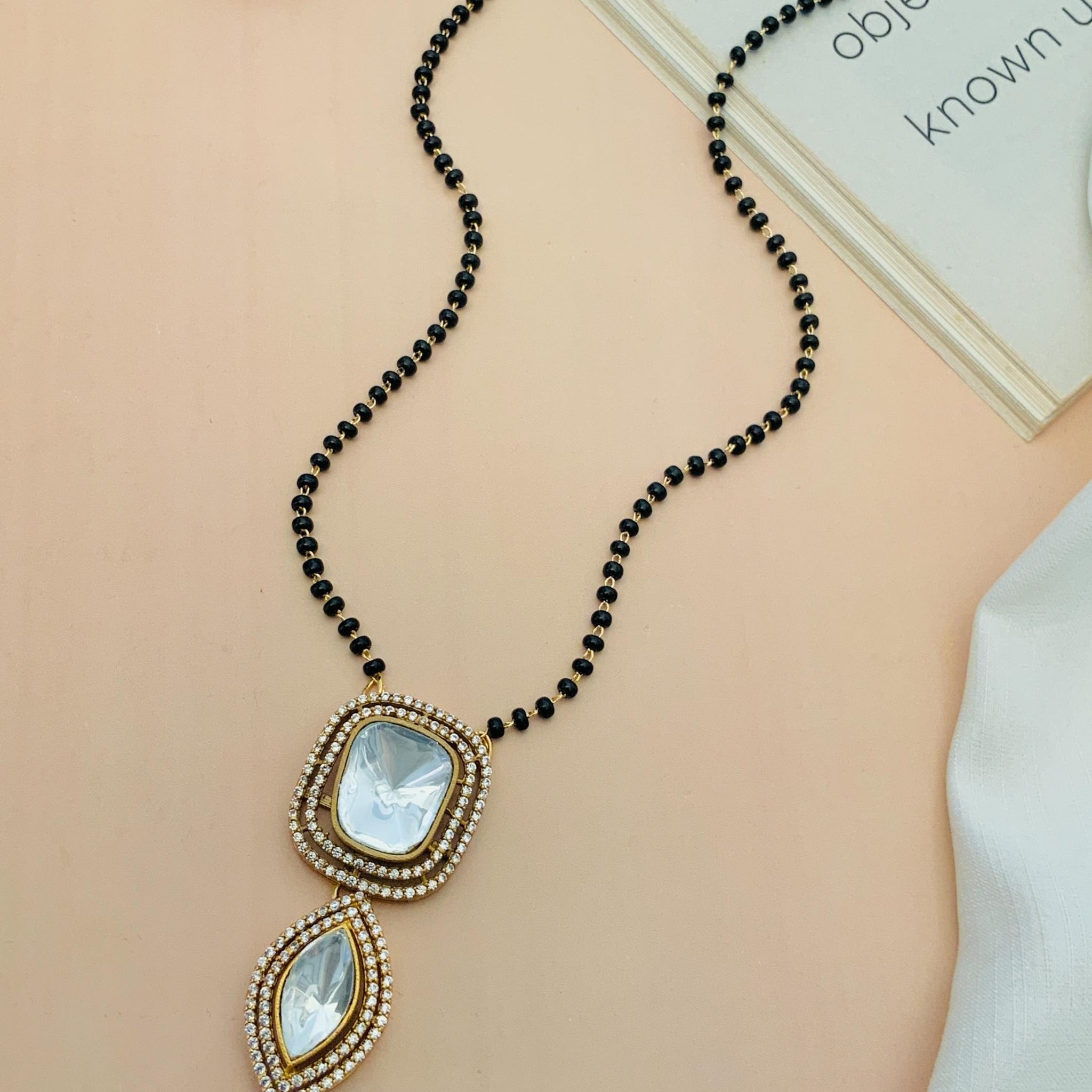 Gold Plated Polki Mangalsutra