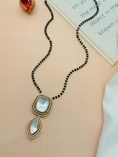 Beautiful Gold Plated Polki Mangalsutra