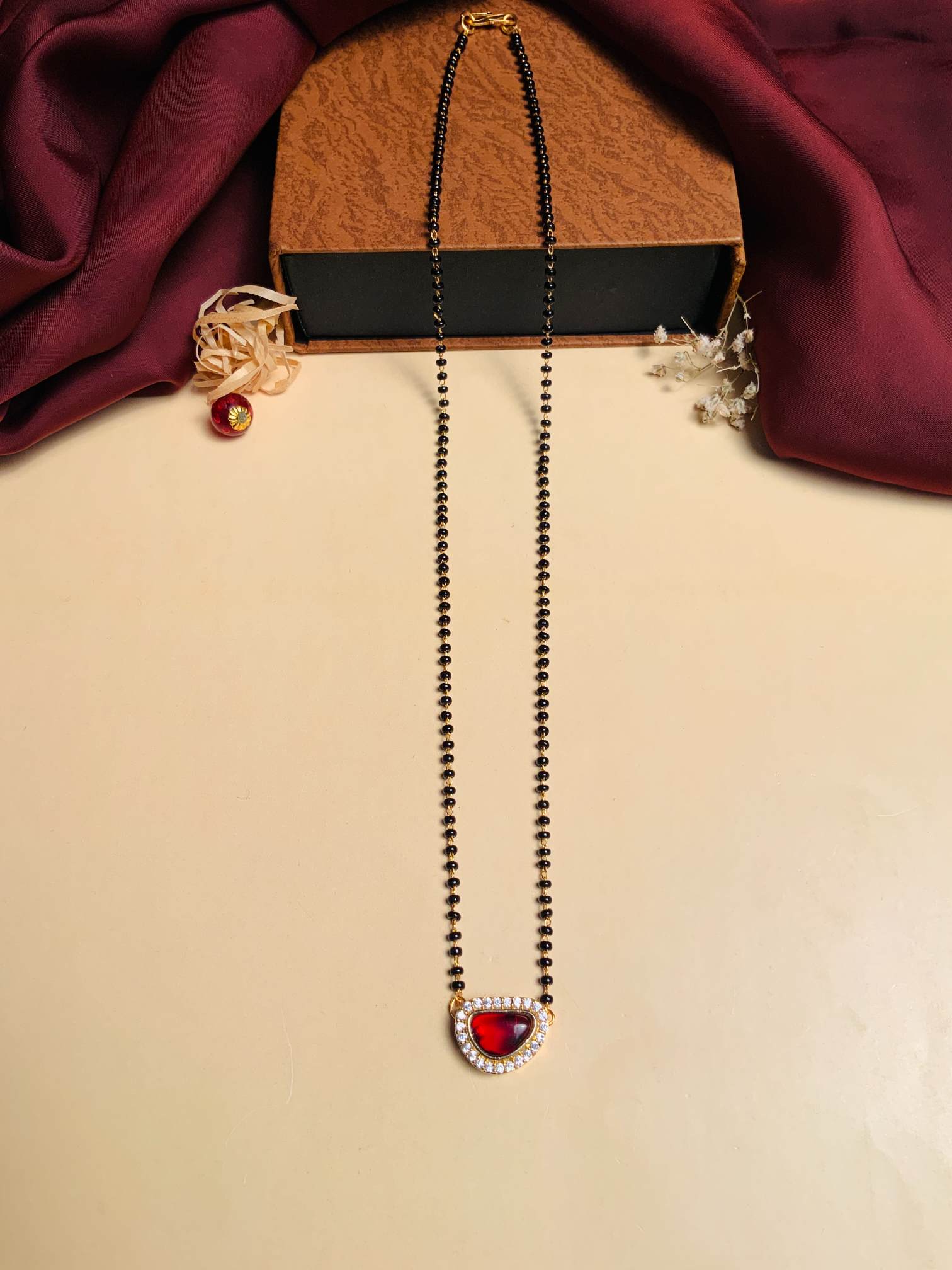 Pleasing Mother Pearl Gold Plated Mangalsutra