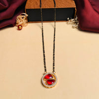 Thumbnail for Elegant Mother Pearl Gold Plated Mangalsutra - Abdesignsjewellery