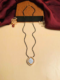 Thumbnail for Charming Mother Pearl Gold Plated Mangalsutra - Abdesignsjewellery