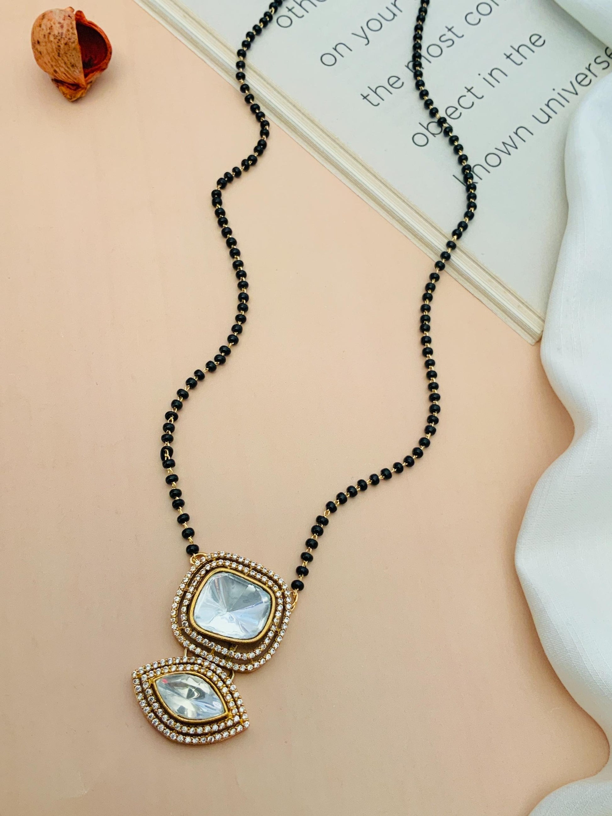 Gold Plated Polki Mangalsutra