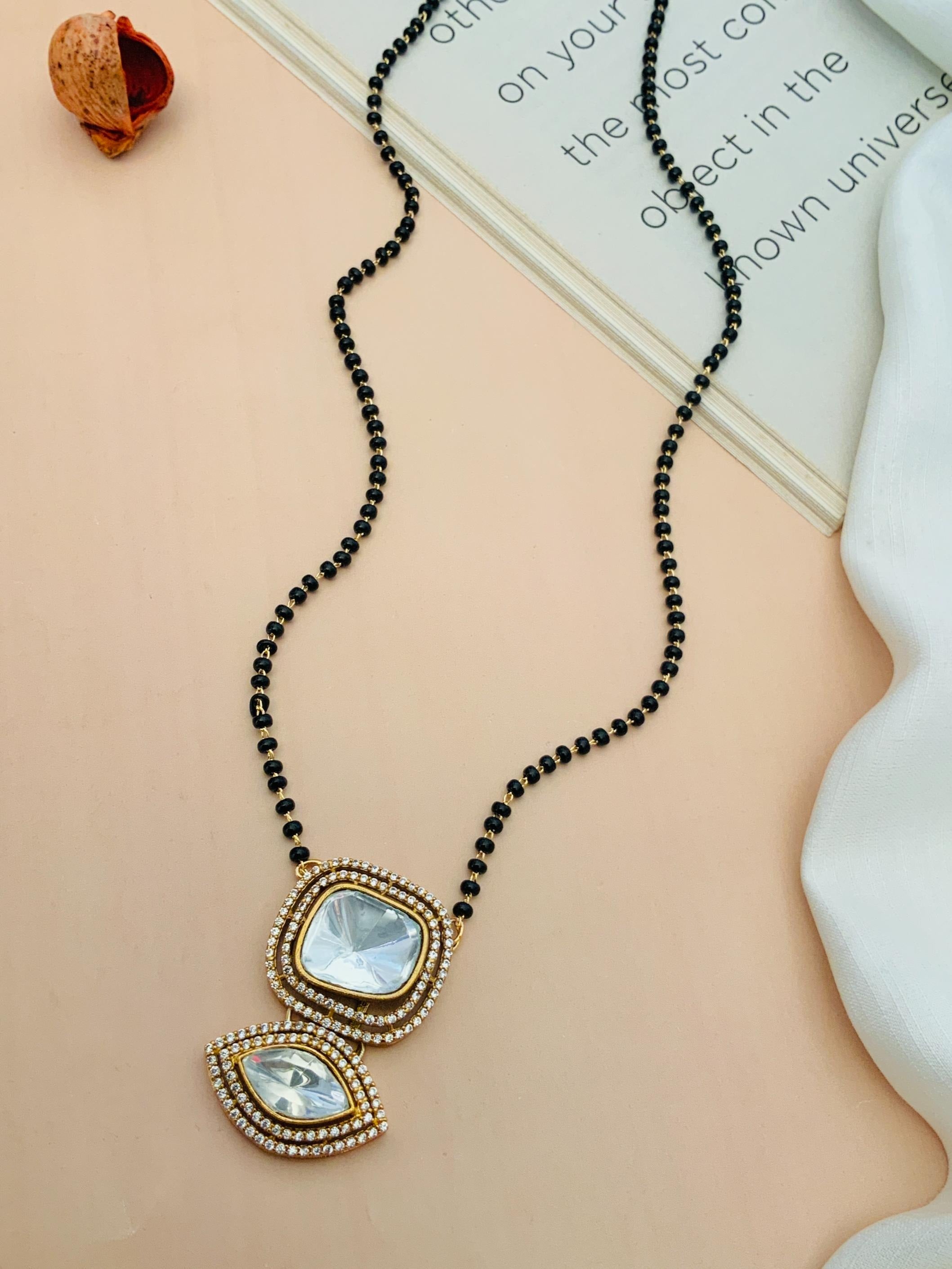 Gold Plated Polki Mangalsutra