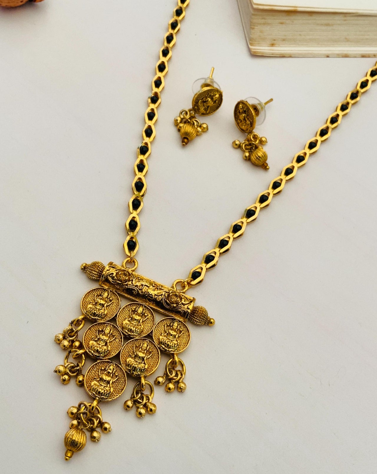 Antique Gold Plated Mangalsutra 