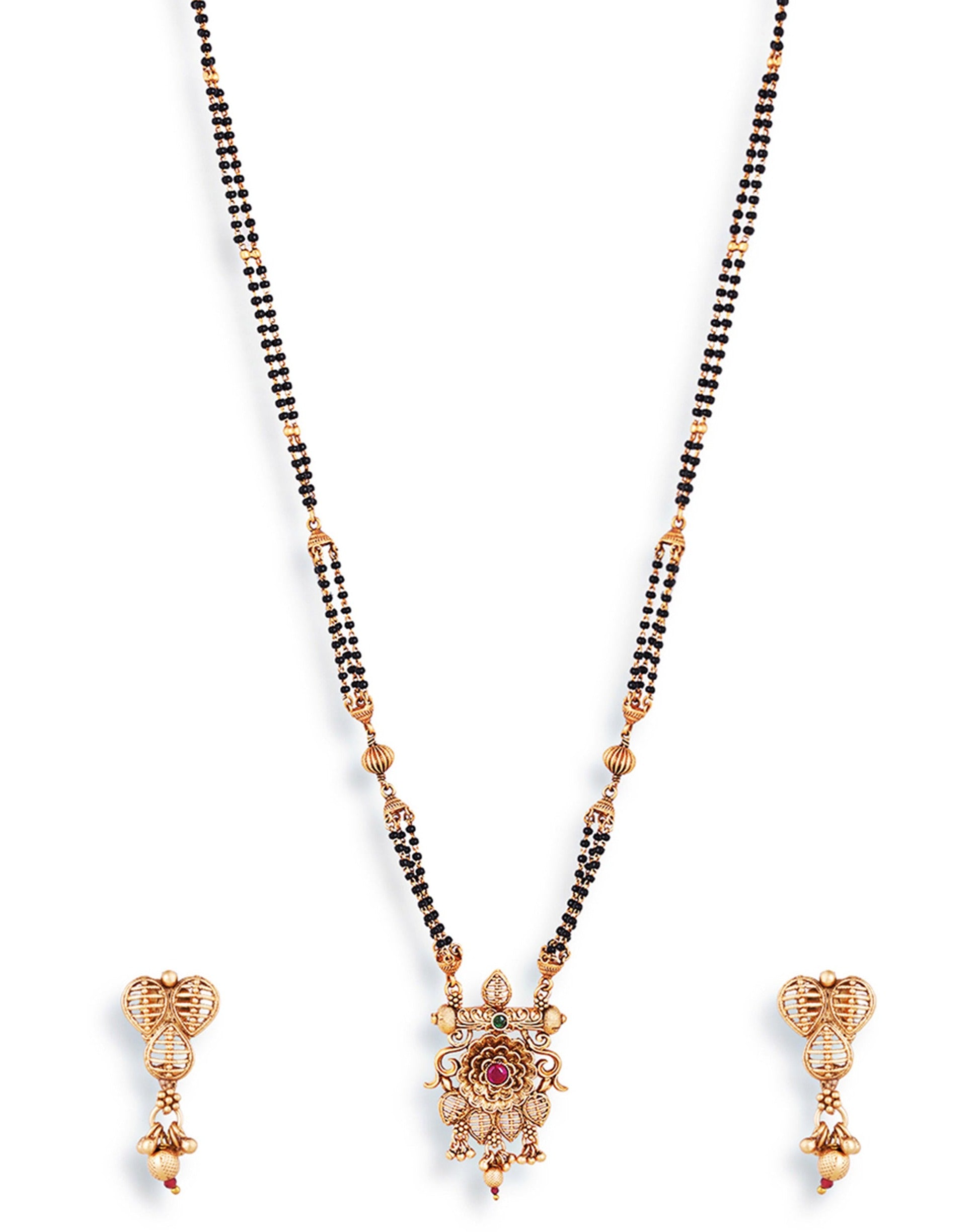 Classic Antique Long Mangalsutra - Abdesignsjewellery