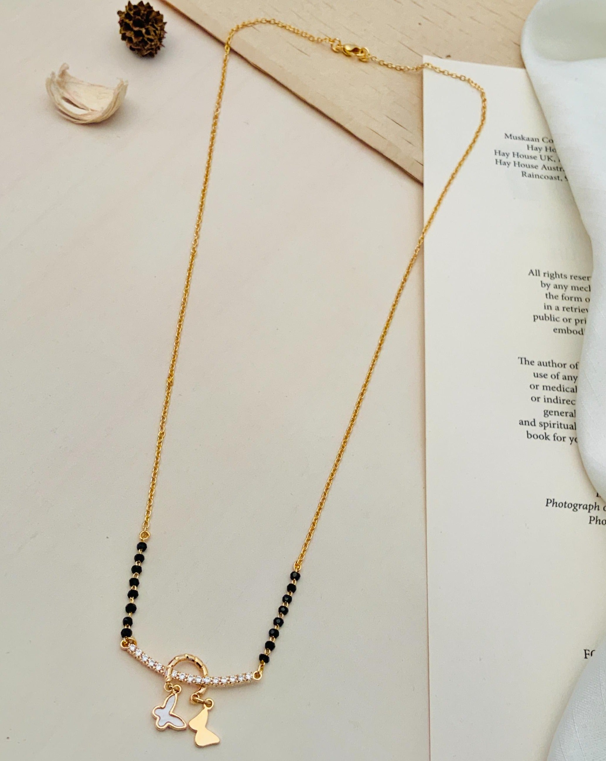 Flower Mangalsutra For Women 