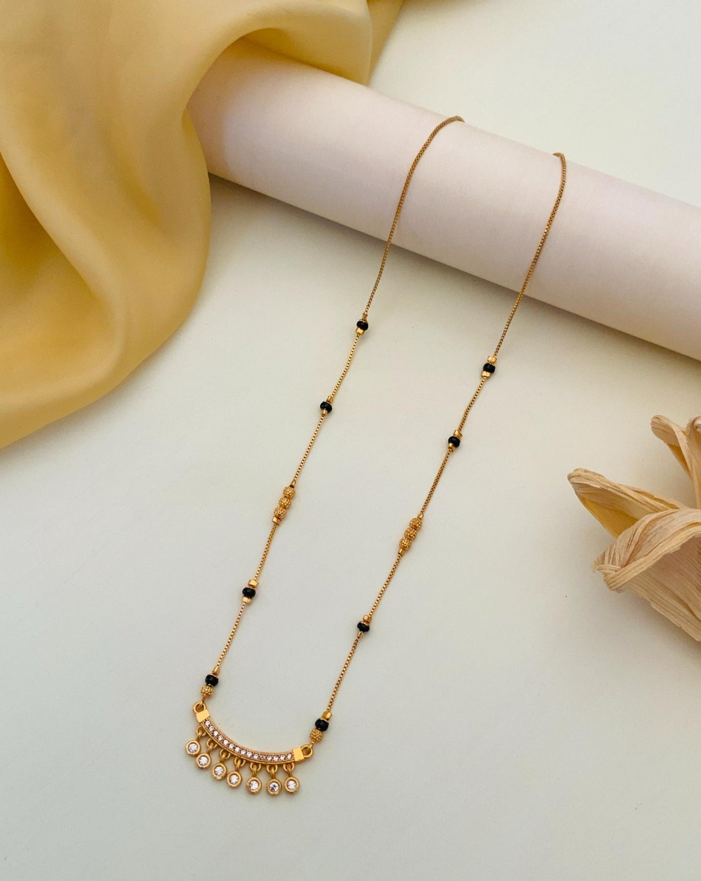 High Quality Fancy Gold Plated Mangalsutra
