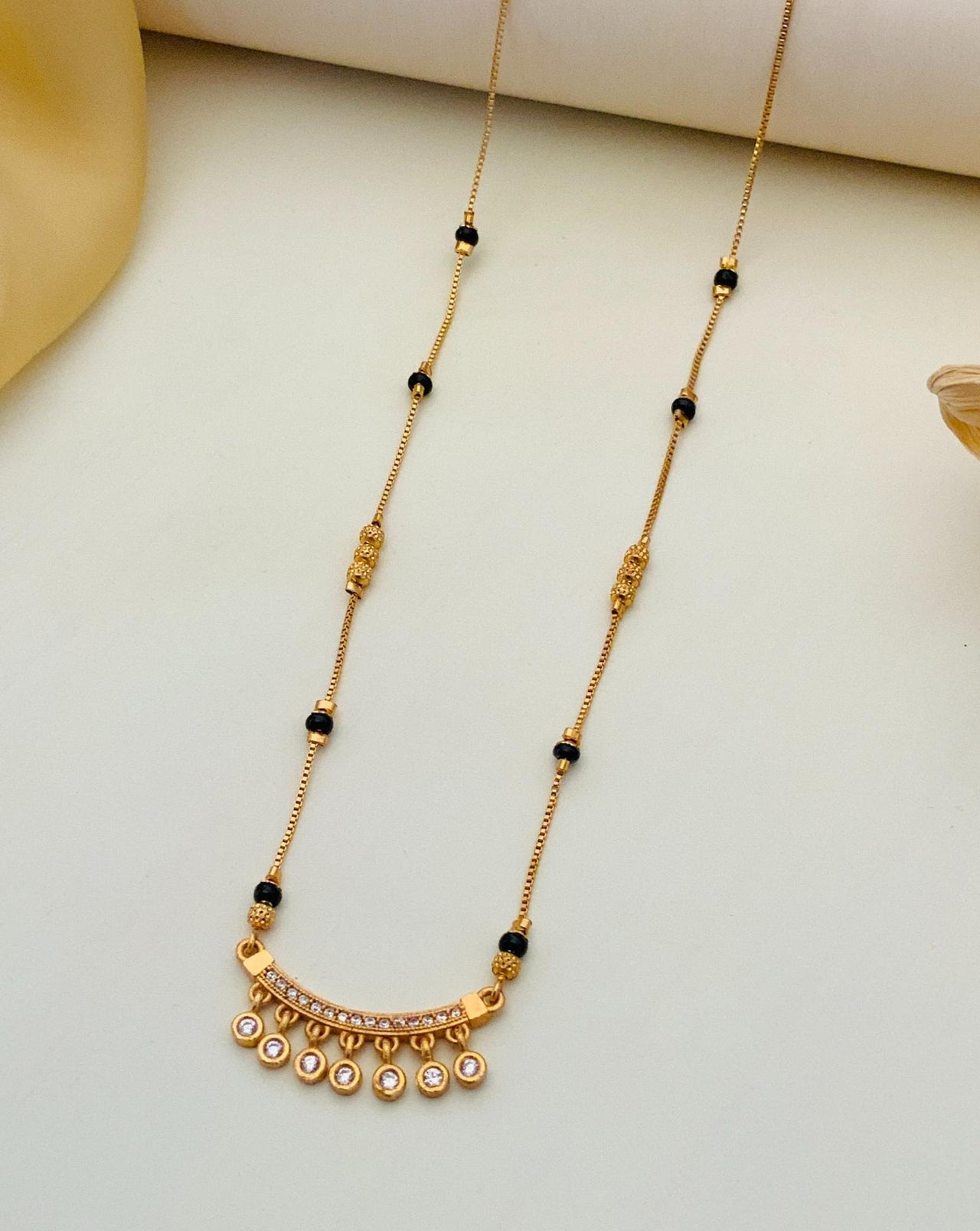 High Quality Fancy Gold Plated Mangalsutra