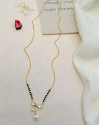 Thumbnail for Gold Plated American Diamond Mangalsutra