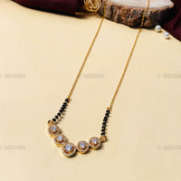 Thumbnail for Artistic Gold Plated MoonShine American Diamond Mangalsutra