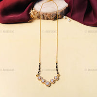 Thumbnail for Artistic Gold Plated MoonShine American Diamond Mangalsutra
