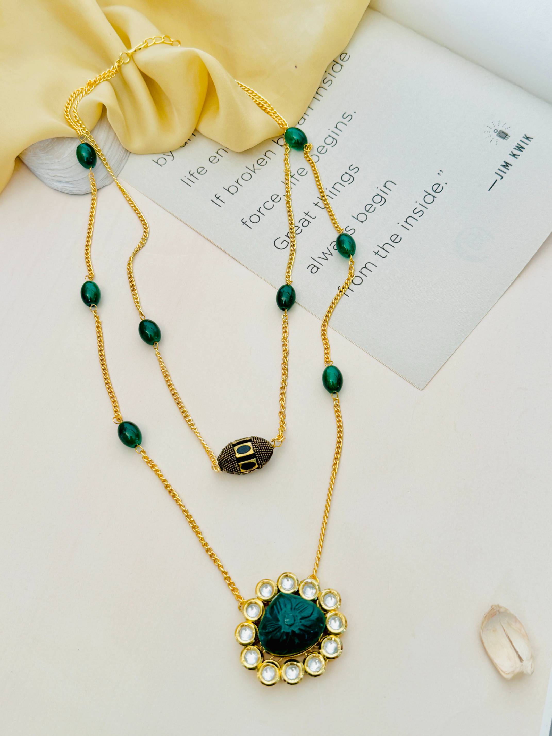 Statement Gold Plated Necklace