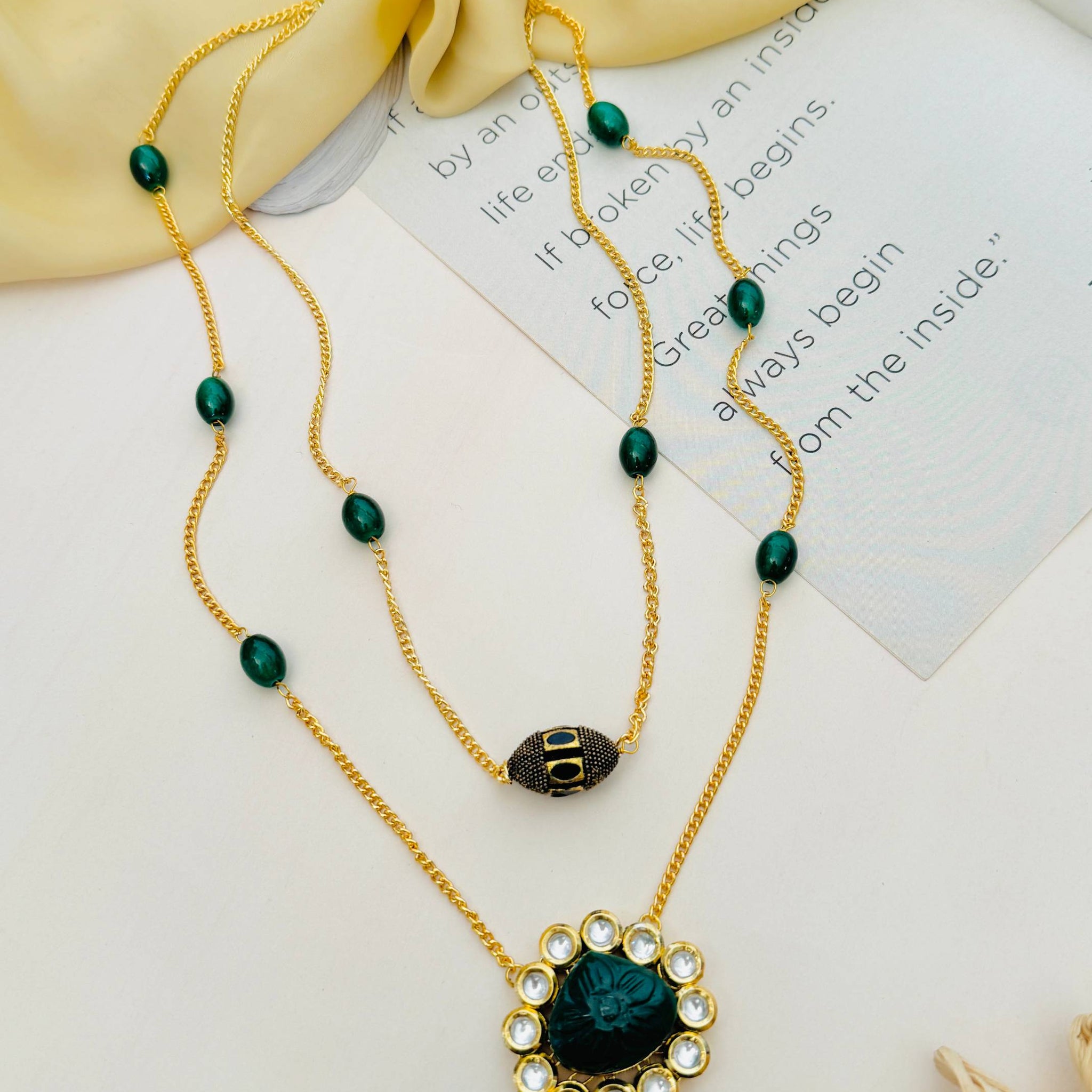 Statement Gold Plated Necklace