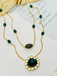 Thumbnail for Statement Gold Plated Necklace