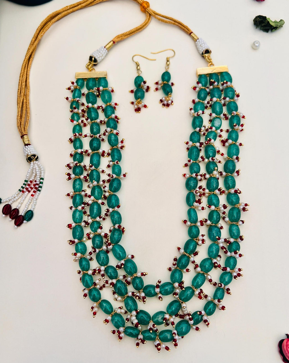 Emerald Beads Mala