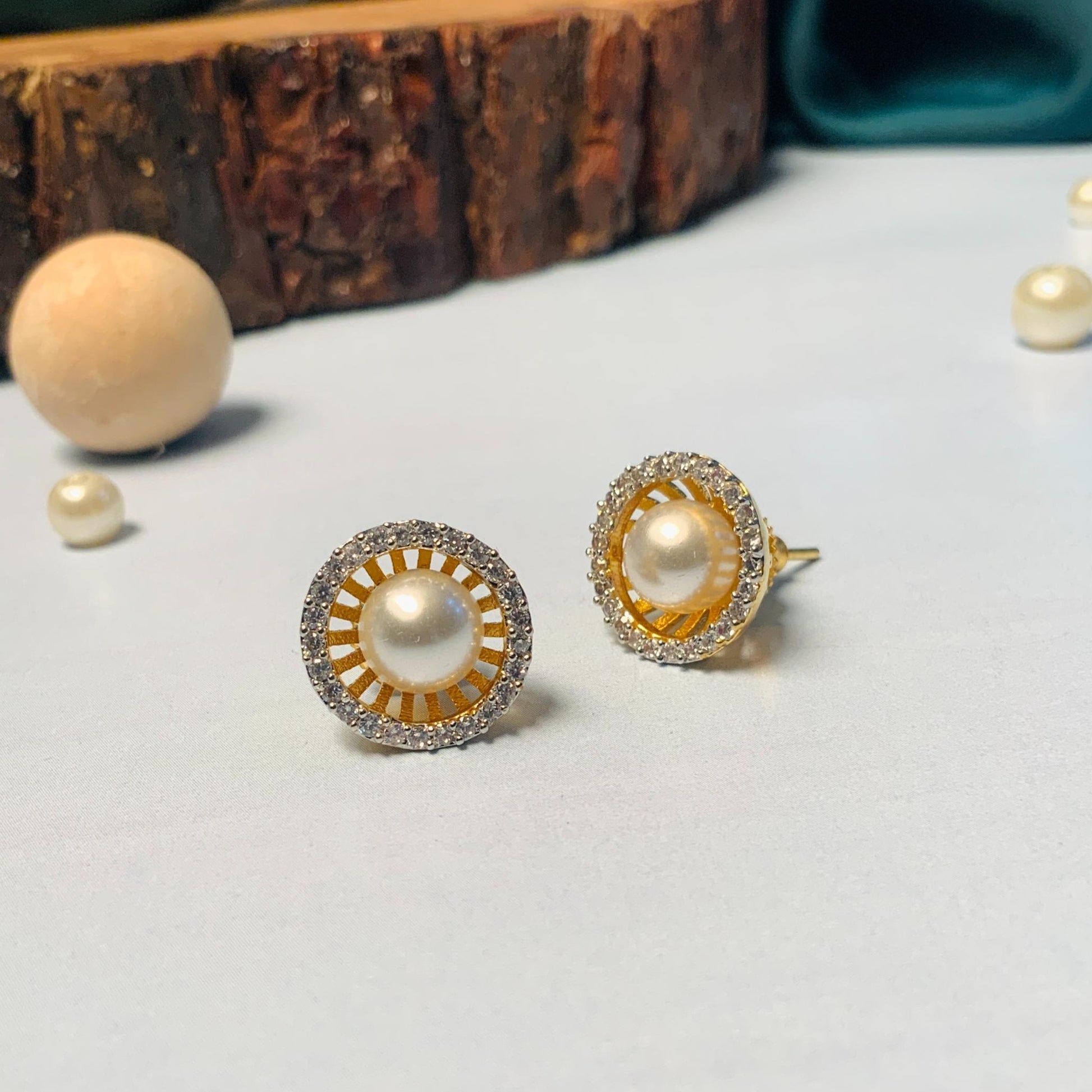AD Pearl Studs 